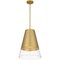 Quoizel Peregrine Mid Pendant 1 Light Brushed Gold PRG1514BRG - alternate 4
